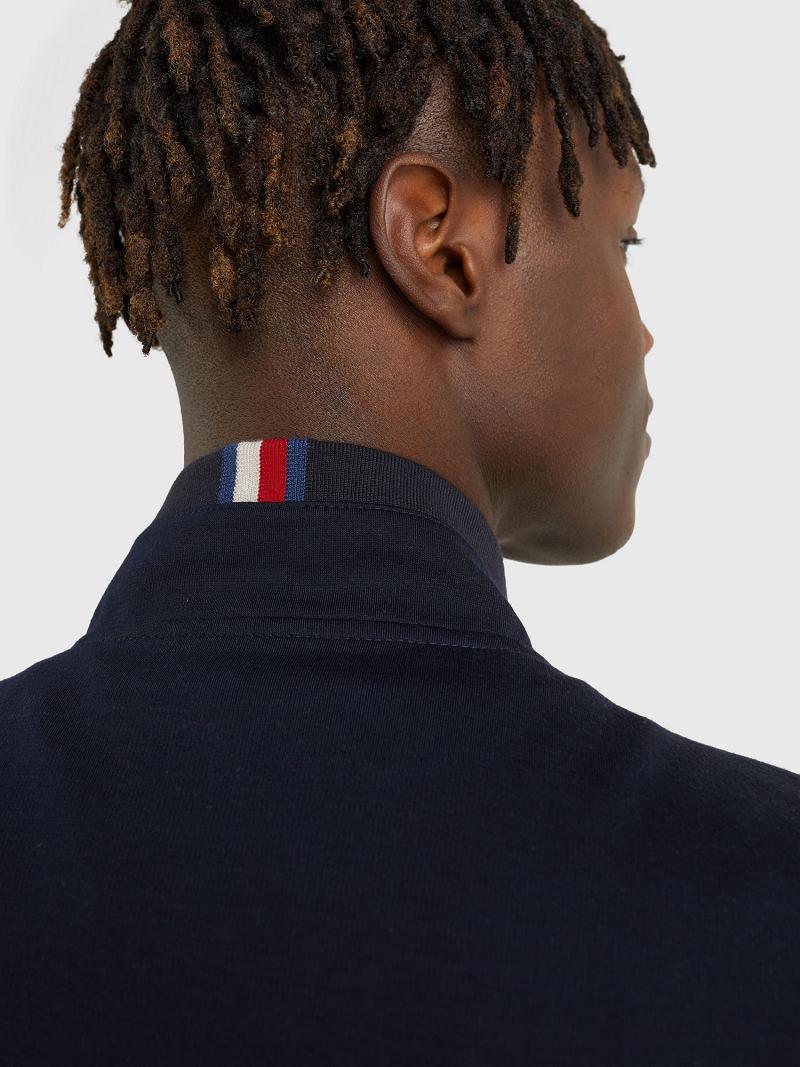 Férfi Tommy Hilfiger Suit bomber Kabát Sötétkék | HU 1208QMA